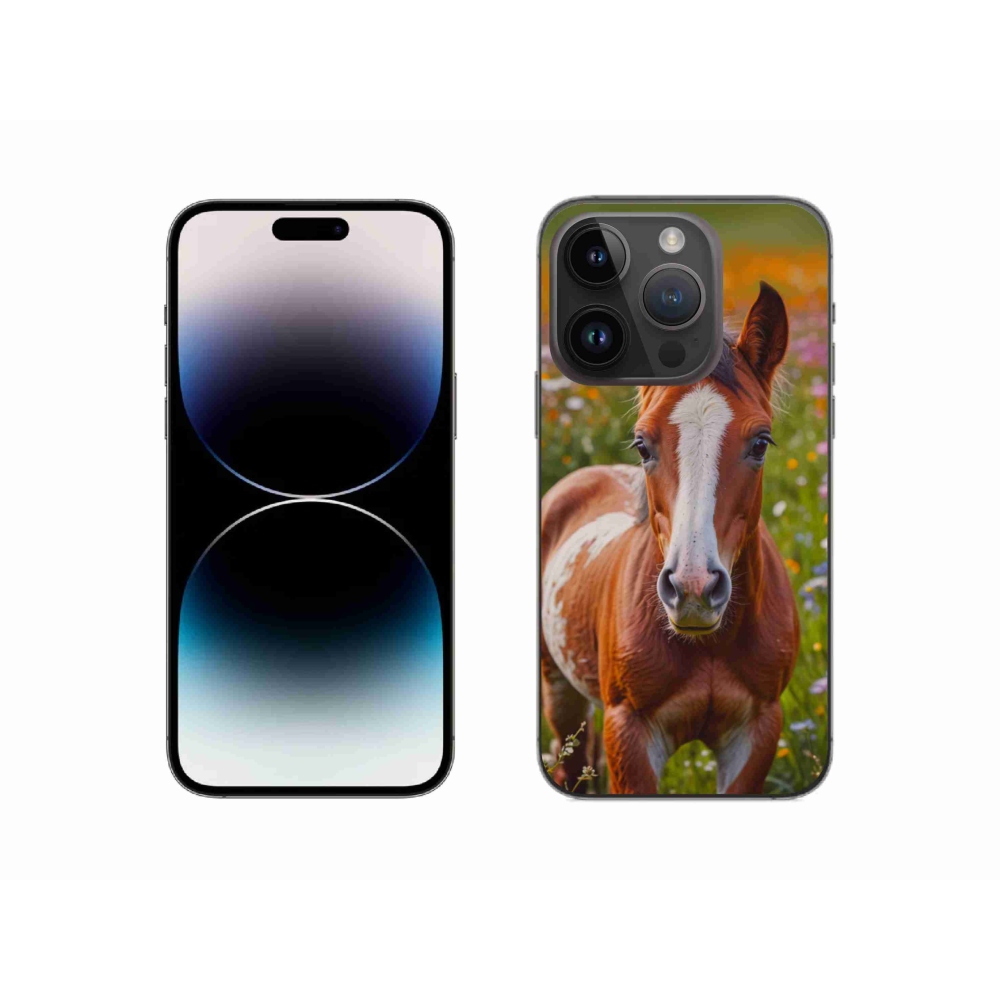 mmCase gél tok az iPhone 14 Pro-hoz – aranyos csikó