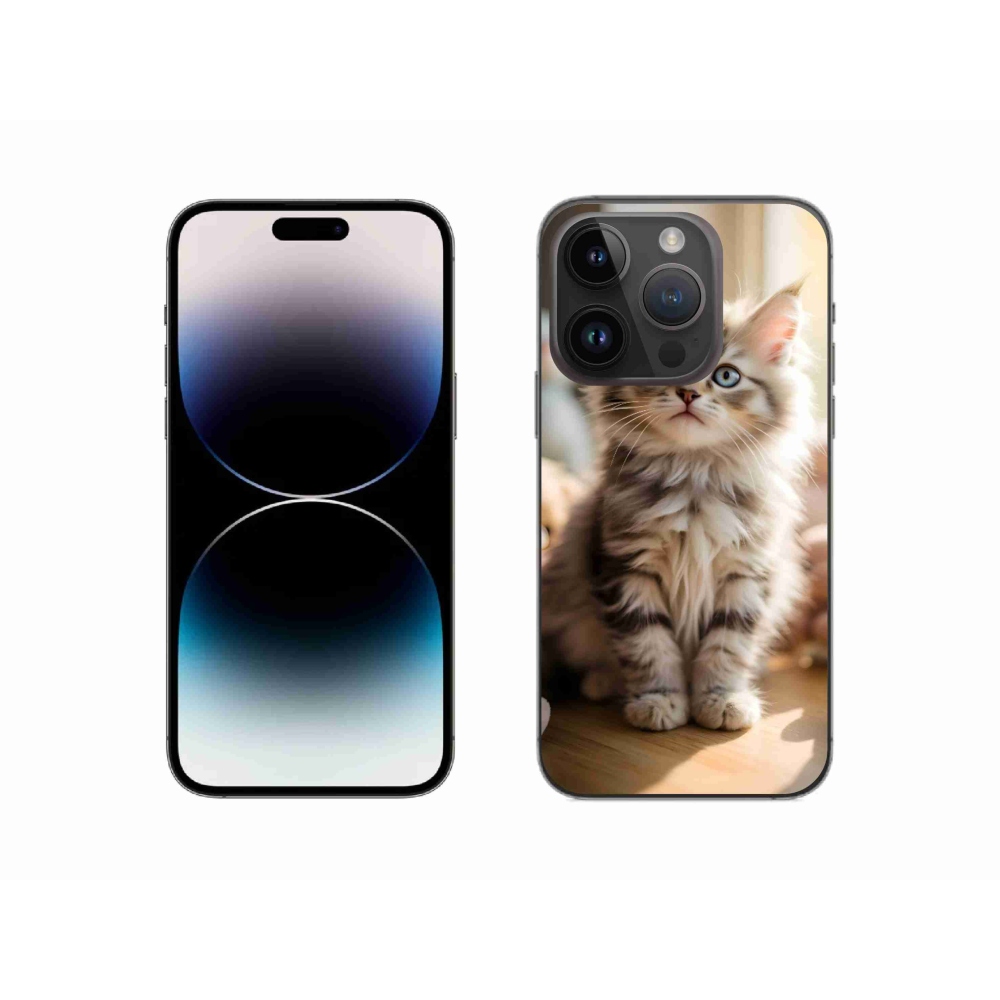 mmCase gél tok az iPhone 14 Pro-hoz – aranyos cica 10