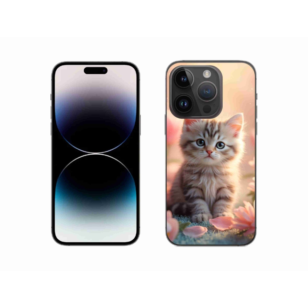 Gél borítás mmCase iPhone 14 Pro készülékhez - aranyos cica 8