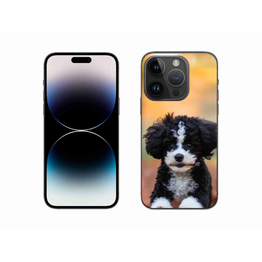 Gél borítás mmCase iPhone 14 Pro készülékhez - aranyos kiskutya 2