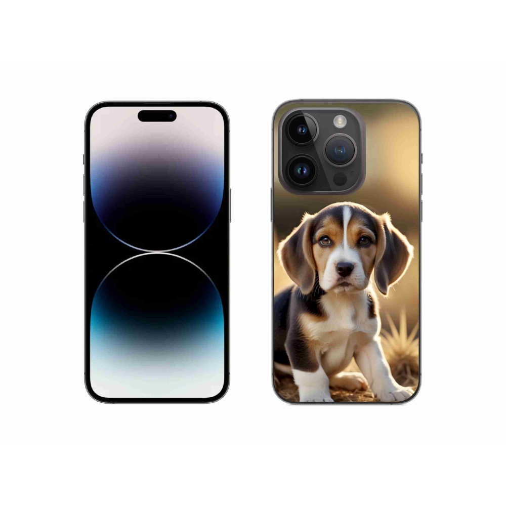 mmCase gél tok az iPhone 14 Pro-hoz – aranyos beagle