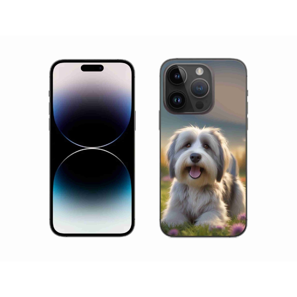 mmCase gél tok az iPhone 14 Pro-hoz – aranyos havannai kutyus