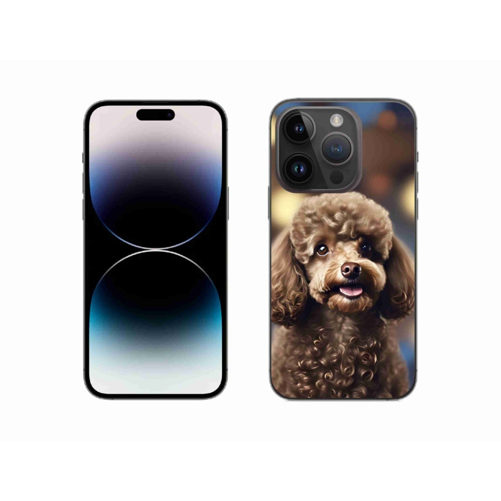 mmCase gél tok az iPhone 14 Pro-hoz – aranyos pudli
