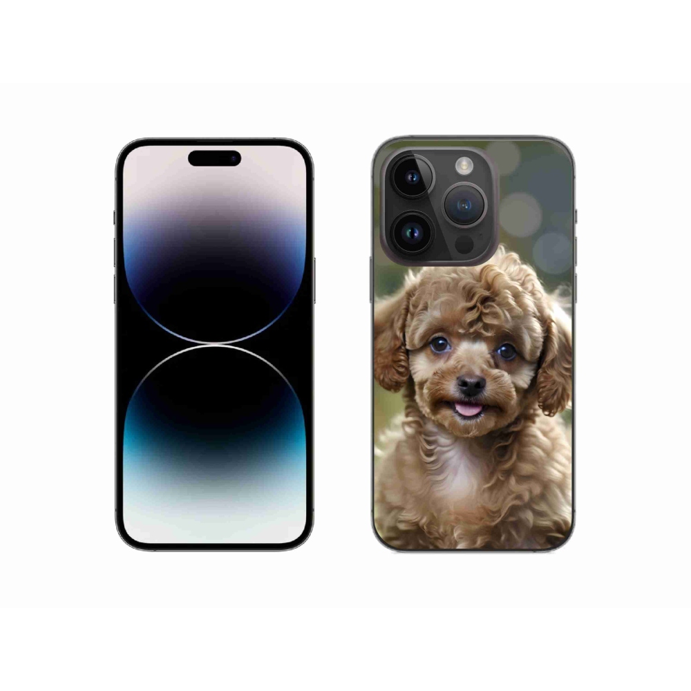mmCase gél tok az iPhone 14 Pro-hoz – aranyos pudli