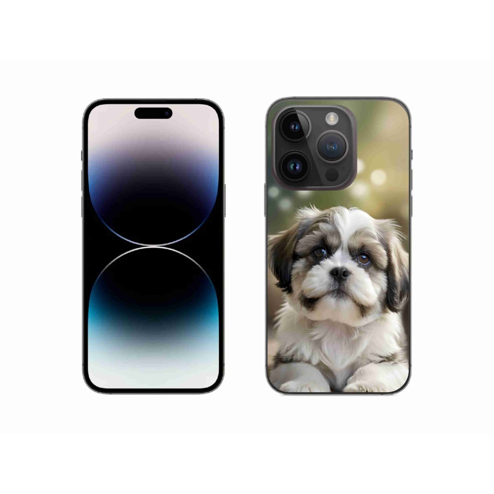 mmCase gél tok az iPhone 14 Pro-hoz – aranyos shih-tzu