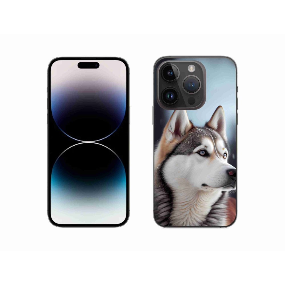 mmCase gél tok az iPhone 14 Pro-hoz – szibériai husky