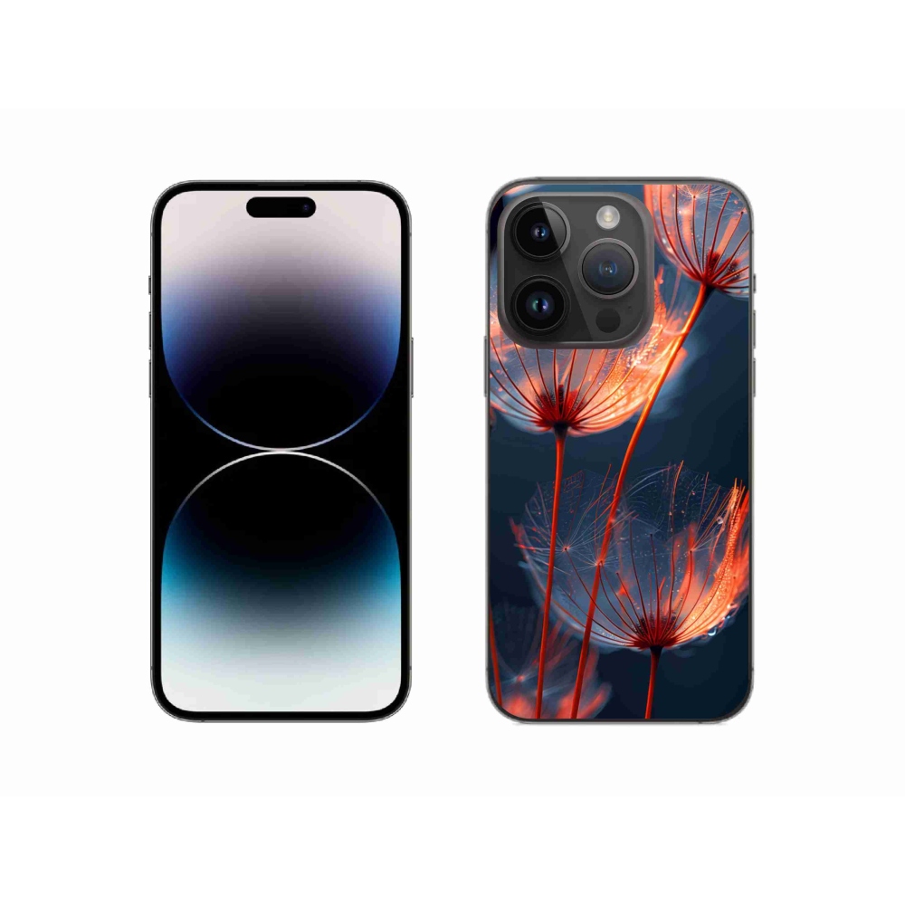 Gél borítás mmCase iPhone 14 Pro készülékhez - Világító pehely