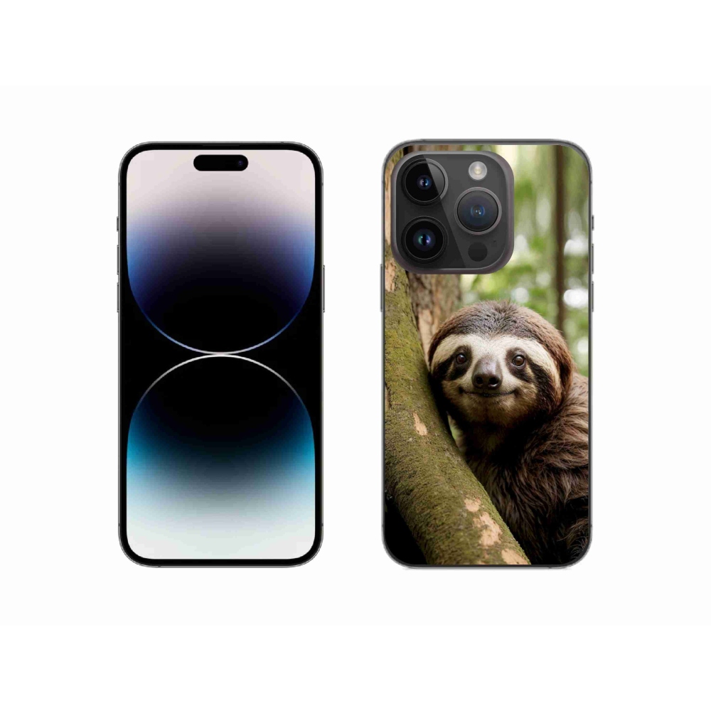 mmCase gél tok az iPhone 14 Pro-hoz – mosolygós lajhár