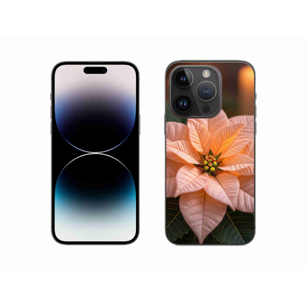 Zselés borítás mmCase iPhone 14 Pro készülékhez - mikulásvirág