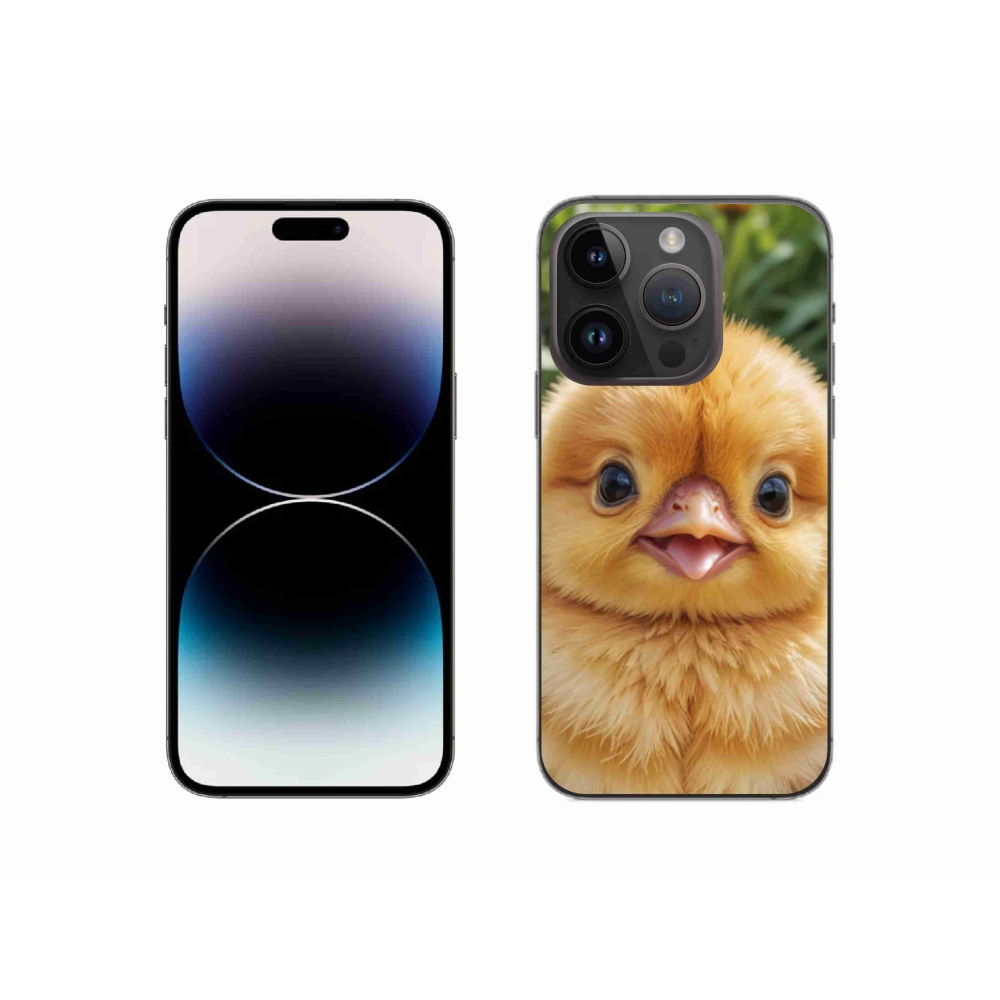 Zselés borítás mmCase iPhone 14 Pro készülékhez - boldog csaj