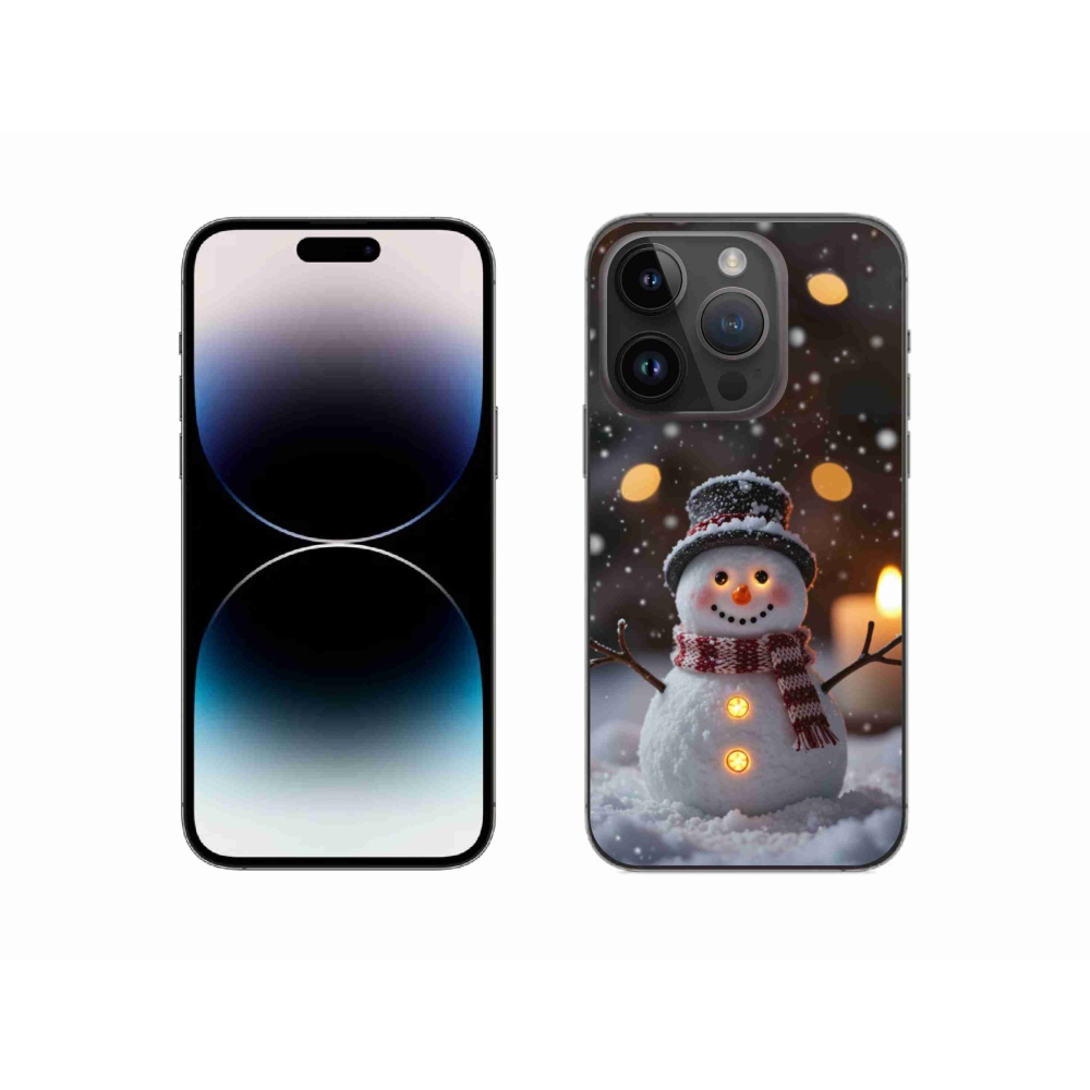 mmCase gél tok az iPhone 14 Pro-hoz – vidám hóember