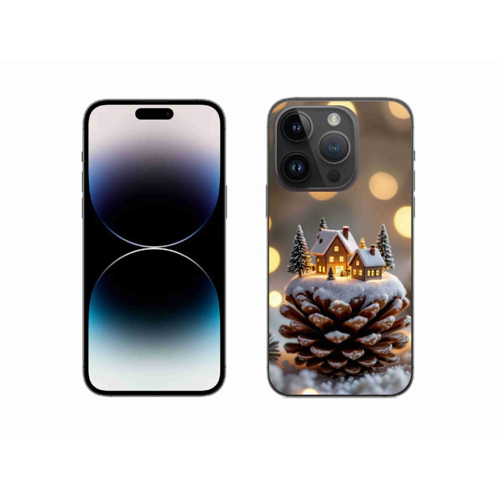 mmCase gél tok az iPhone 14 Pro-hoz – téli falu