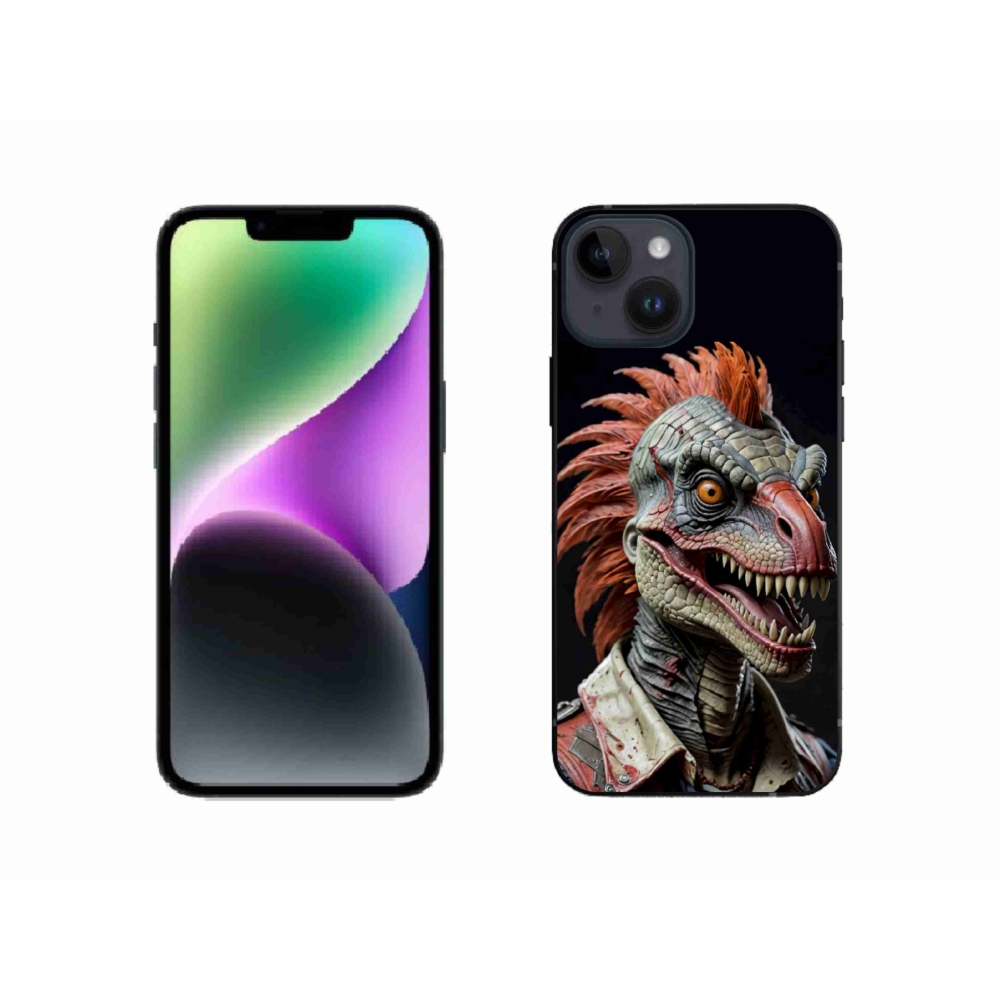 mmCase gél tok az iPhone 14-hez – punk dinoszaurusz