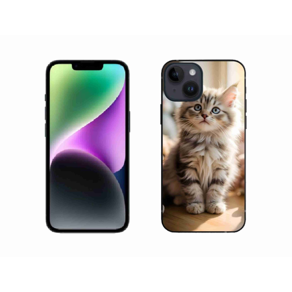 mmCase gél tok az iPhone 14-hez – aranyos cica 10