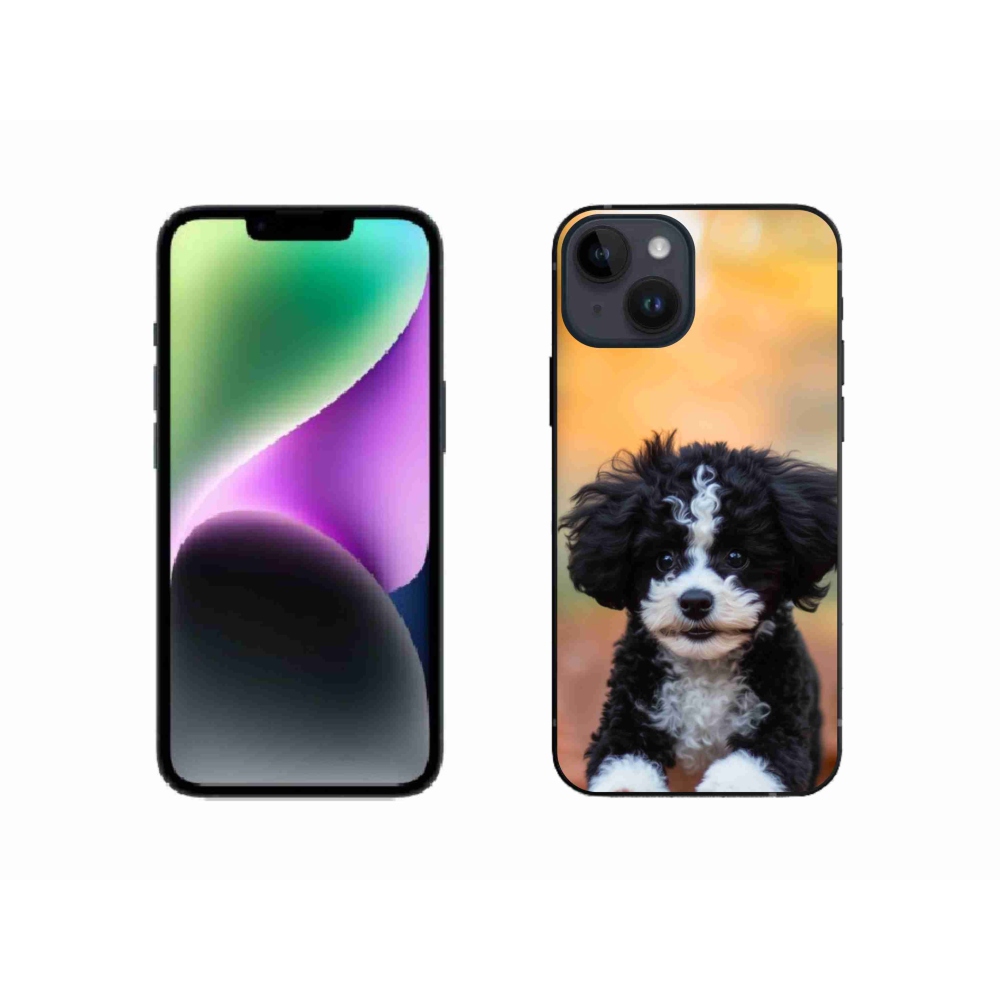 Gél borítás mmCase iPhone 14 készülékhez - aranyos kiskutya 2