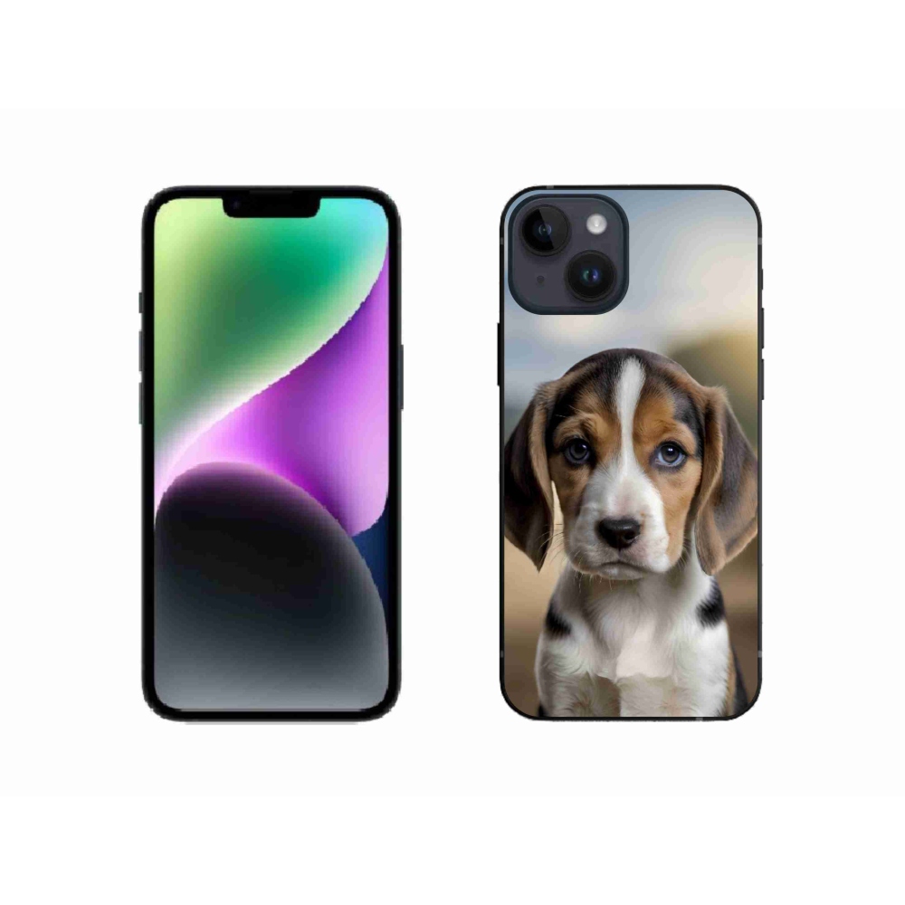 mmCase gél tok az iPhone 14-hez – aranyos beagle