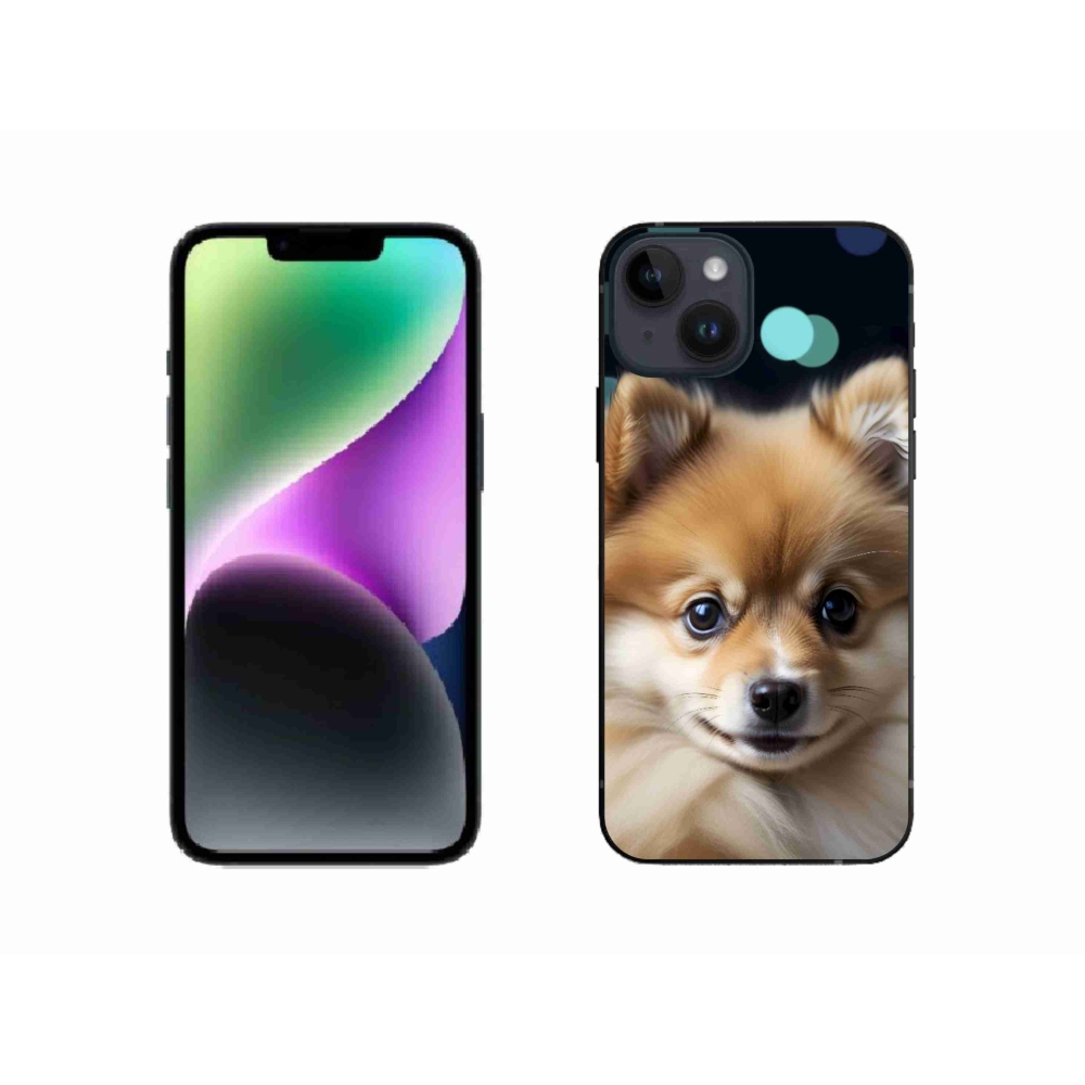 mmCase gél tok az iPhone 14-hez – aranyos pomerániai