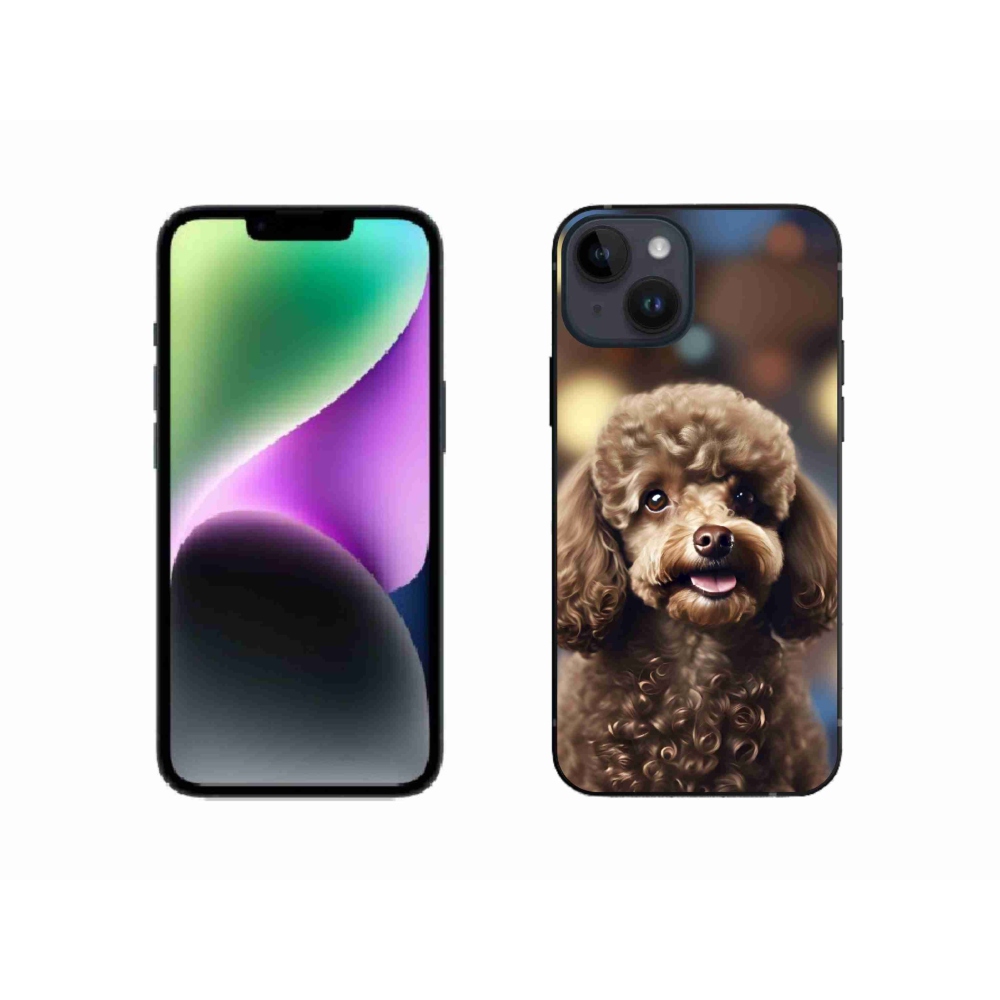 mmCase gél tok az iPhone 14-hez – aranyos pudli