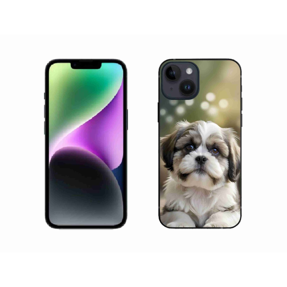 mmCase gél tok az iPhone 14-hez – aranyos shih-tzu