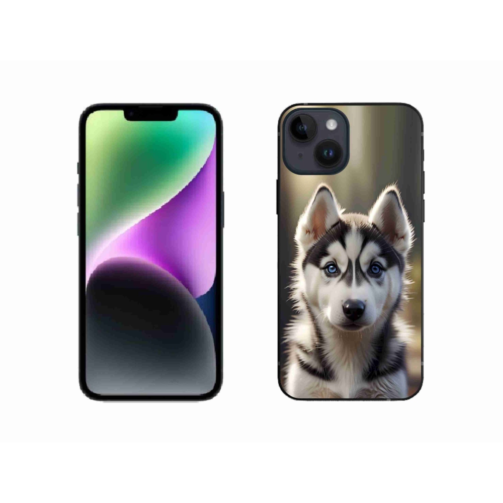 mmCase gél tok az iPhone 14-hez – aranyos szibériai husky