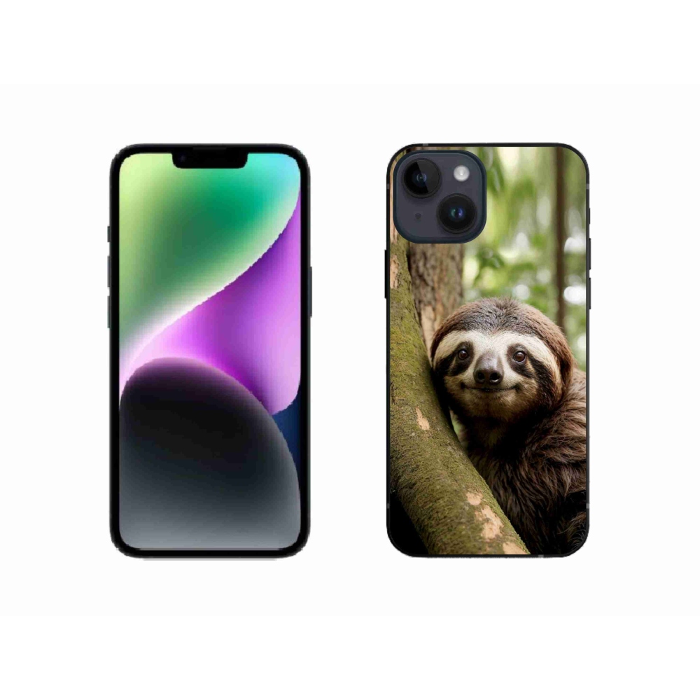 mmCase gél tok az iPhone 14-hez – mosolygós lajhár
