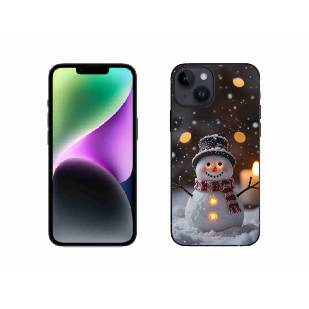 mmCase gél tok az iPhone 14-hez – vidám hóember