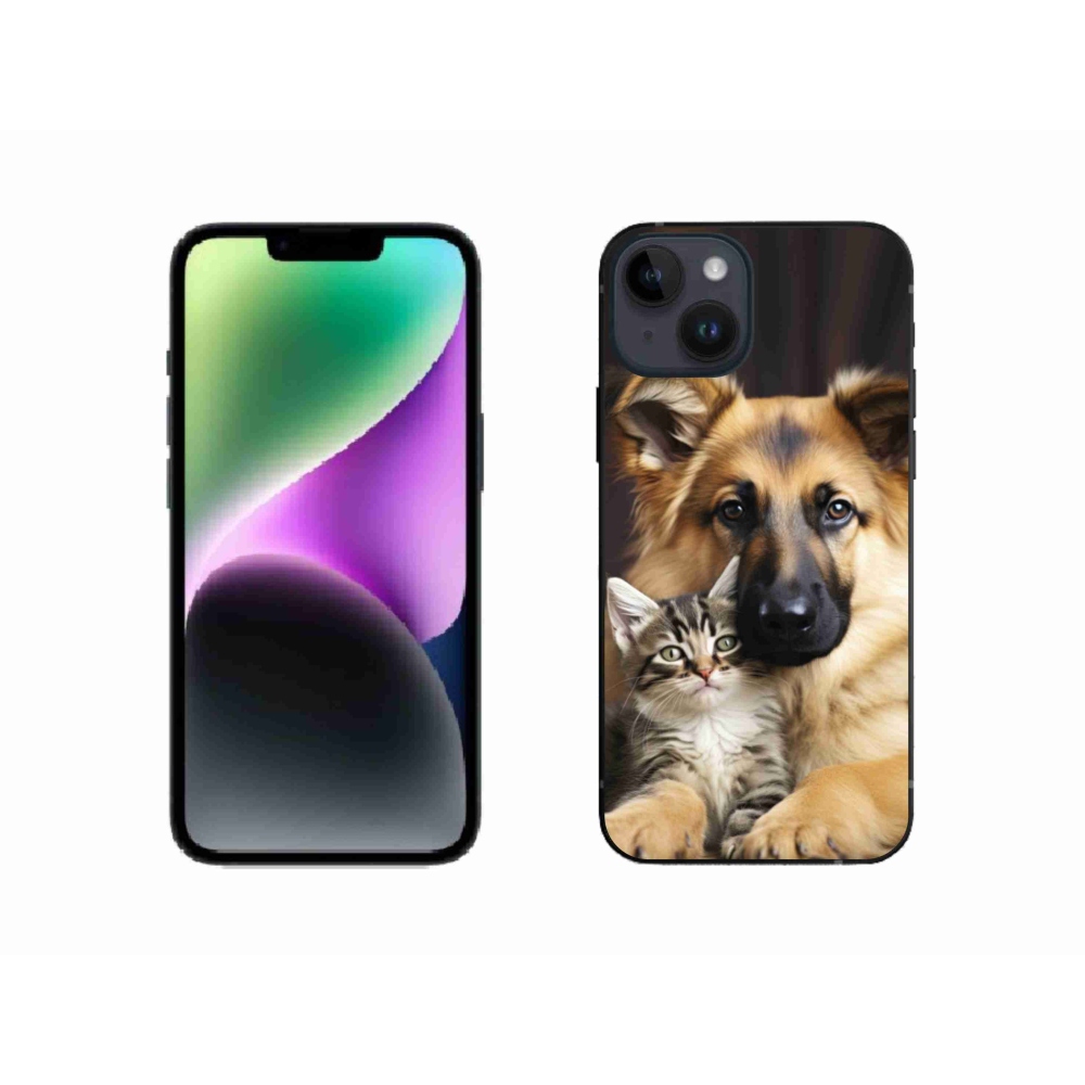 Zselés borítás mmCase iPhone 14 készülékhez - állati barátság