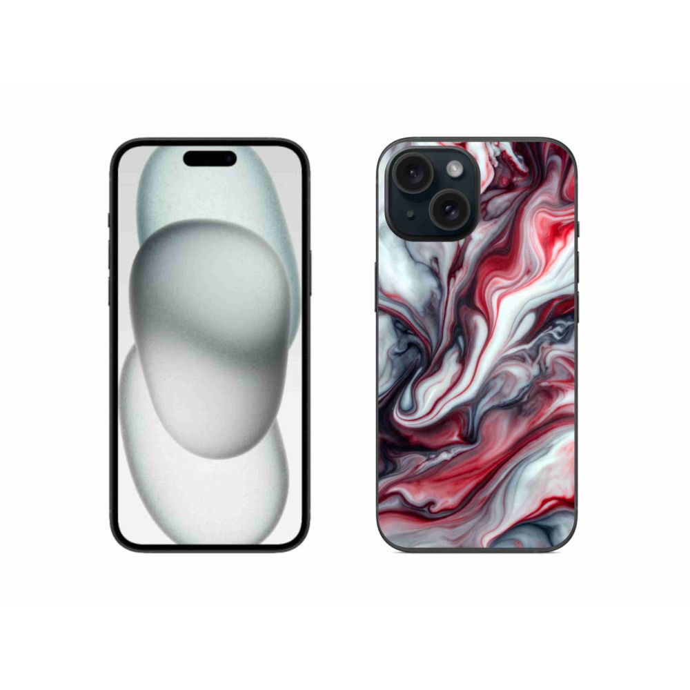 Zselés borítás mmCase iPhone 15-hez - absztrakt motívum 37