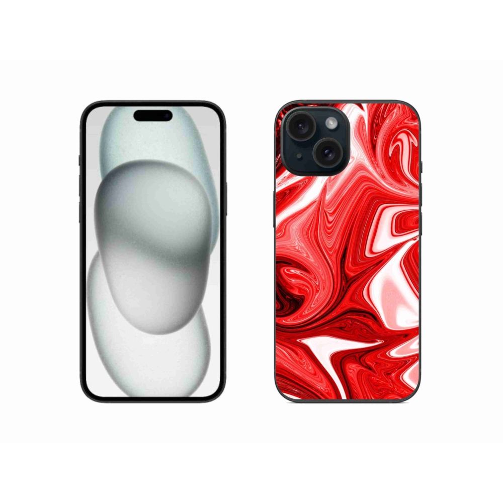 Zselés borítás mmCase iPhone 15 készülékhez - absztrakt motívum 43