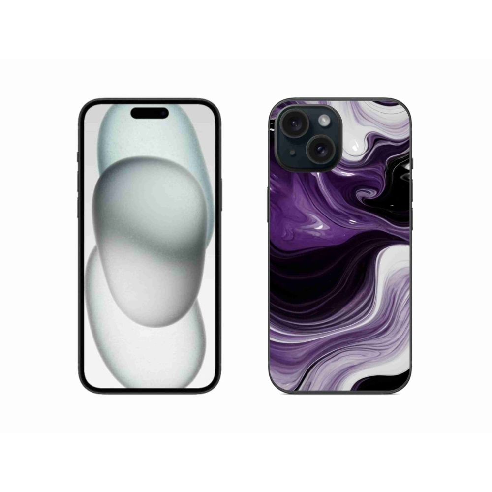 Zselés borítás mmCase iPhone 15-hez - absztrakt motívum 46