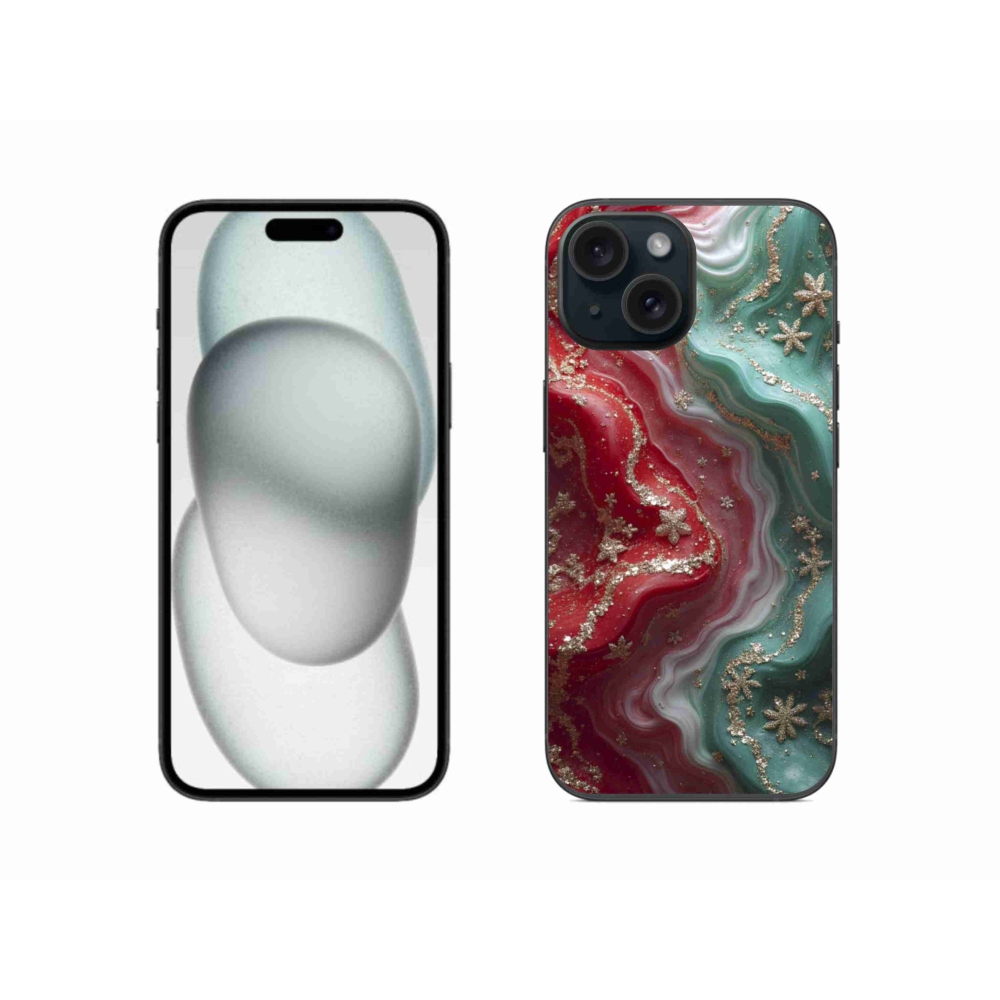 Gél borítás mmCase iPhone 15 készülékhez - absztrakt motívum 54