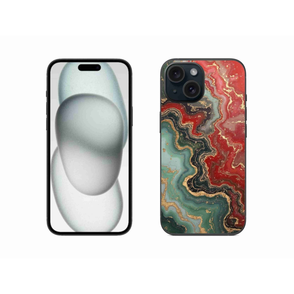 Zselés borítás mmCase iPhone 15-hez - absztrakt motívum 55