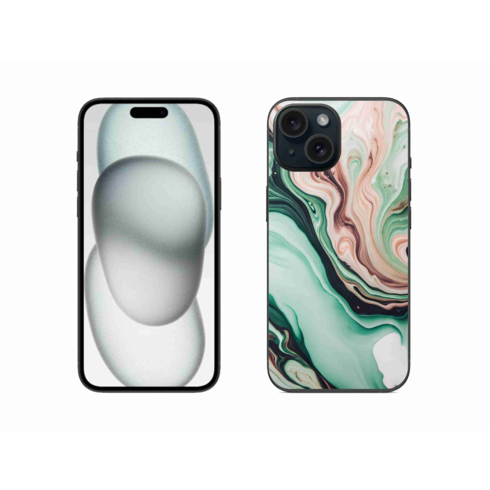 Gél borítás mmCase iPhone 15 készülékhez - absztrakt motívum 62