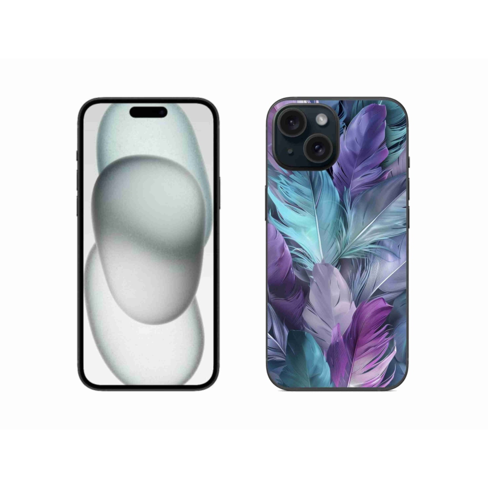 Zselés borítás mmCase iPhone 15 készülékhez - színes toll 2