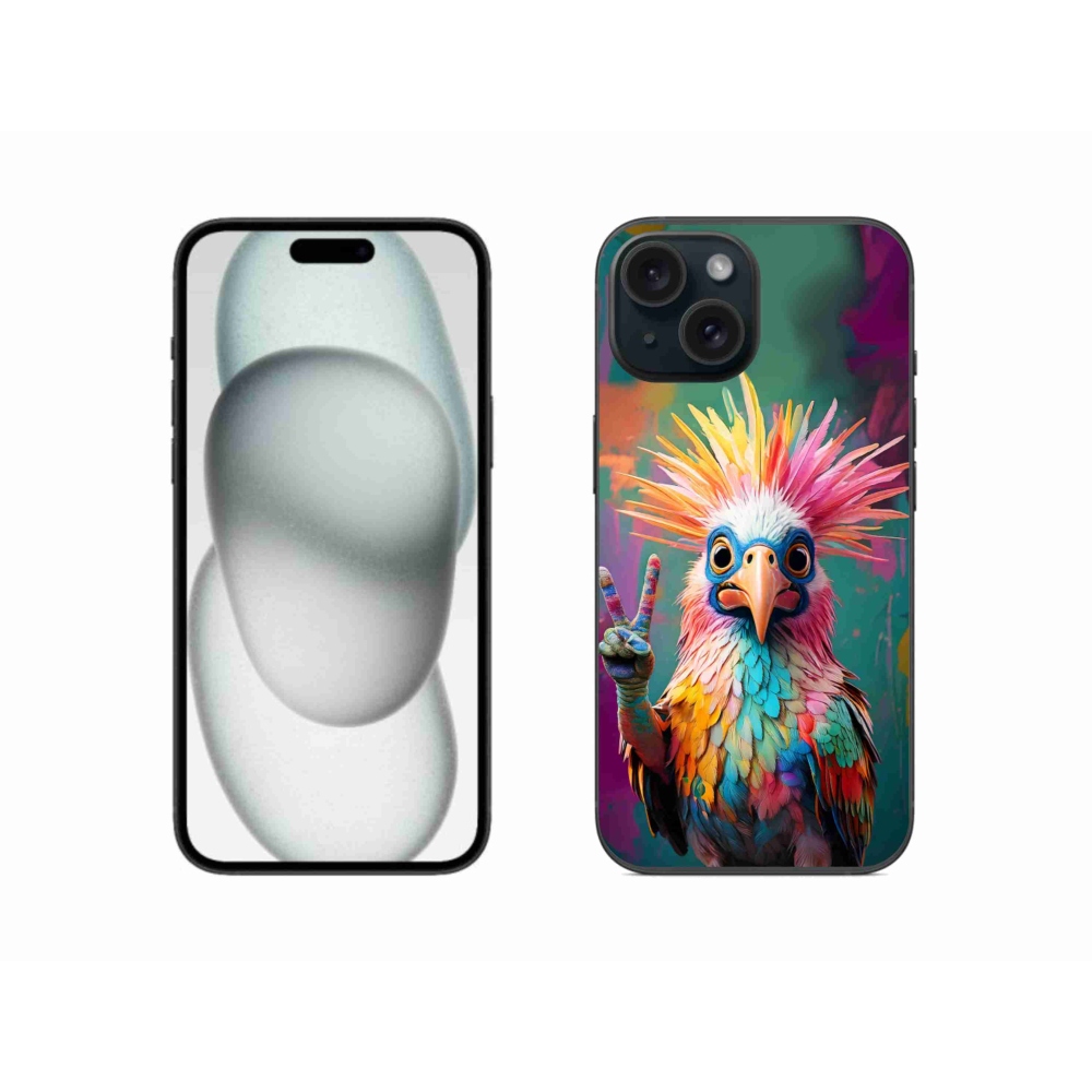 mmCase gél tok az iPhone 15-hez – színes lázadó