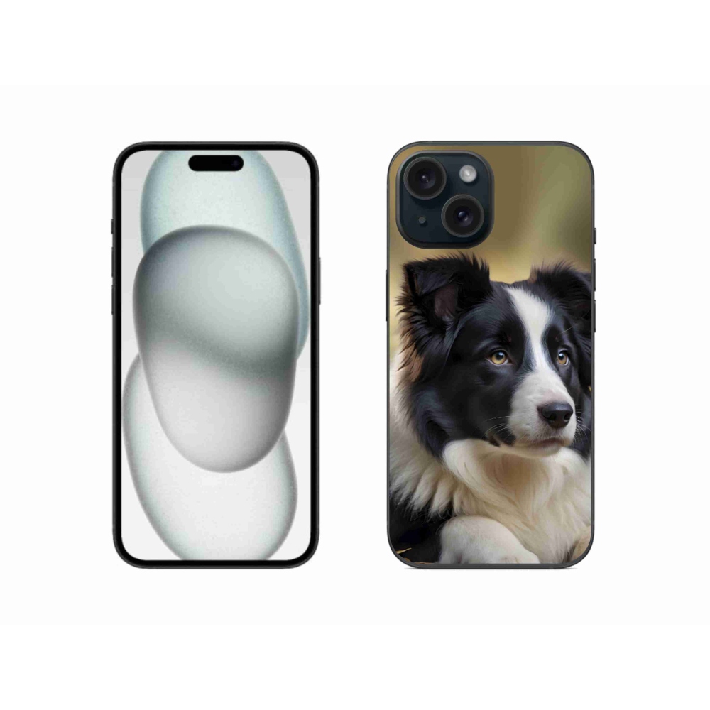 mmCase gél tok az iPhone 15-hez – border collie 2