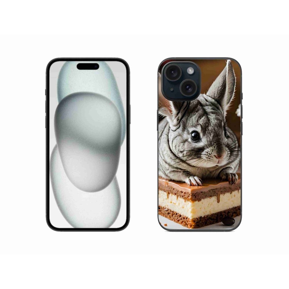 Gél borítás mmCase iPhone 15 készülékhez - csincsilla