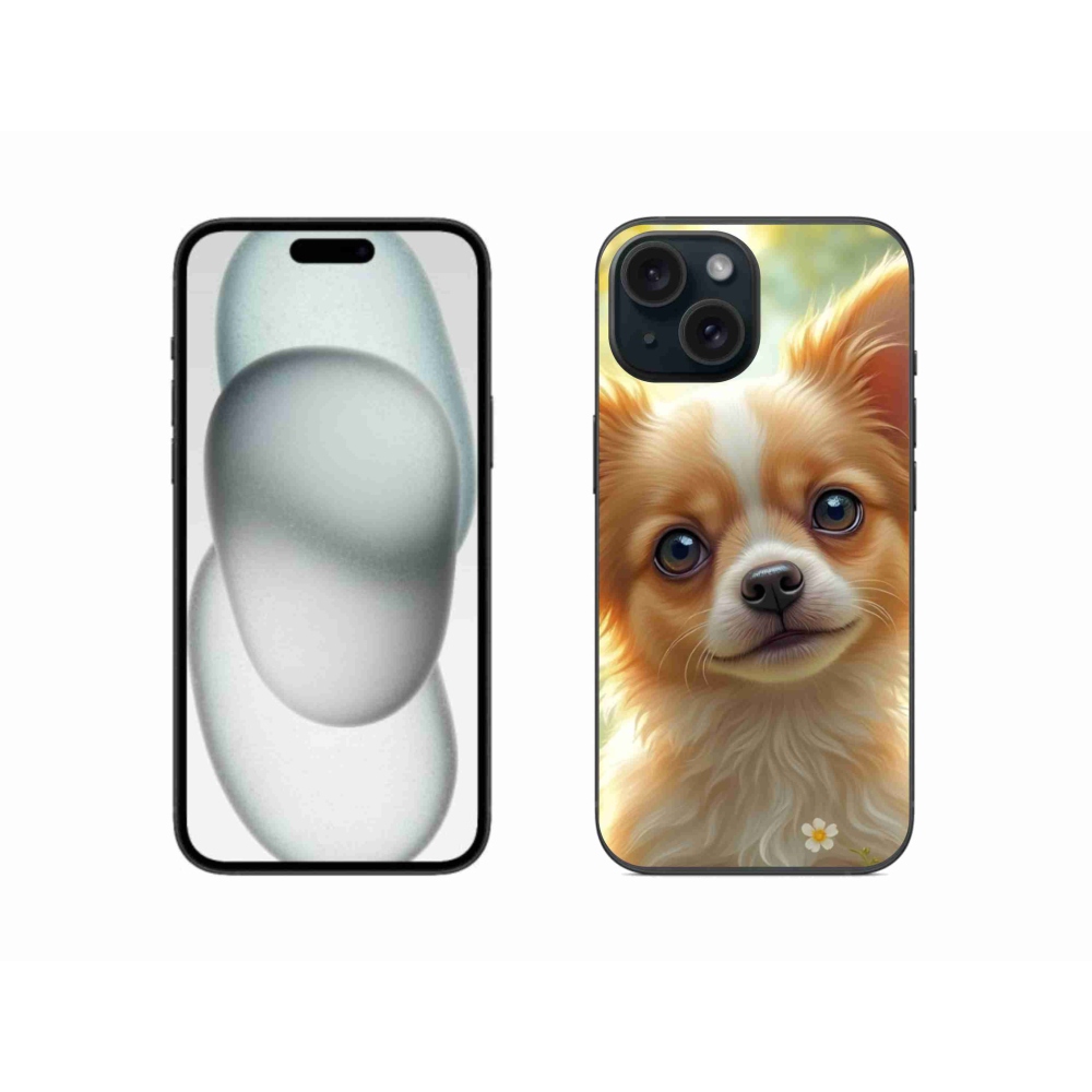 Zselés borítás mmCase iPhone 15 készülékhez - chihuahua 5
