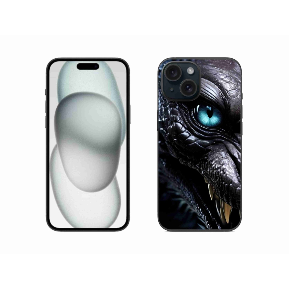 mmCase gél tok az iPhone 15-hez – sárkányos mintával