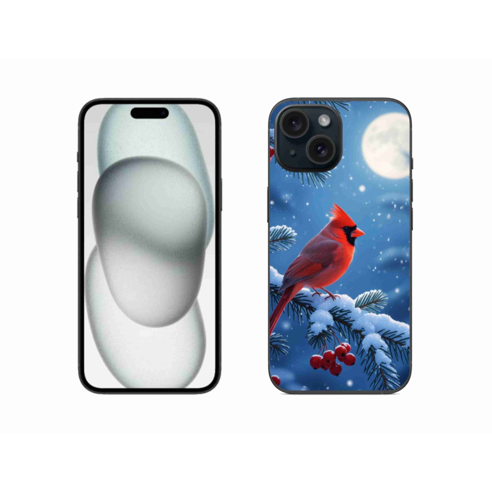 mmCase gél tok az iPhone 15-hez – bíborvörös