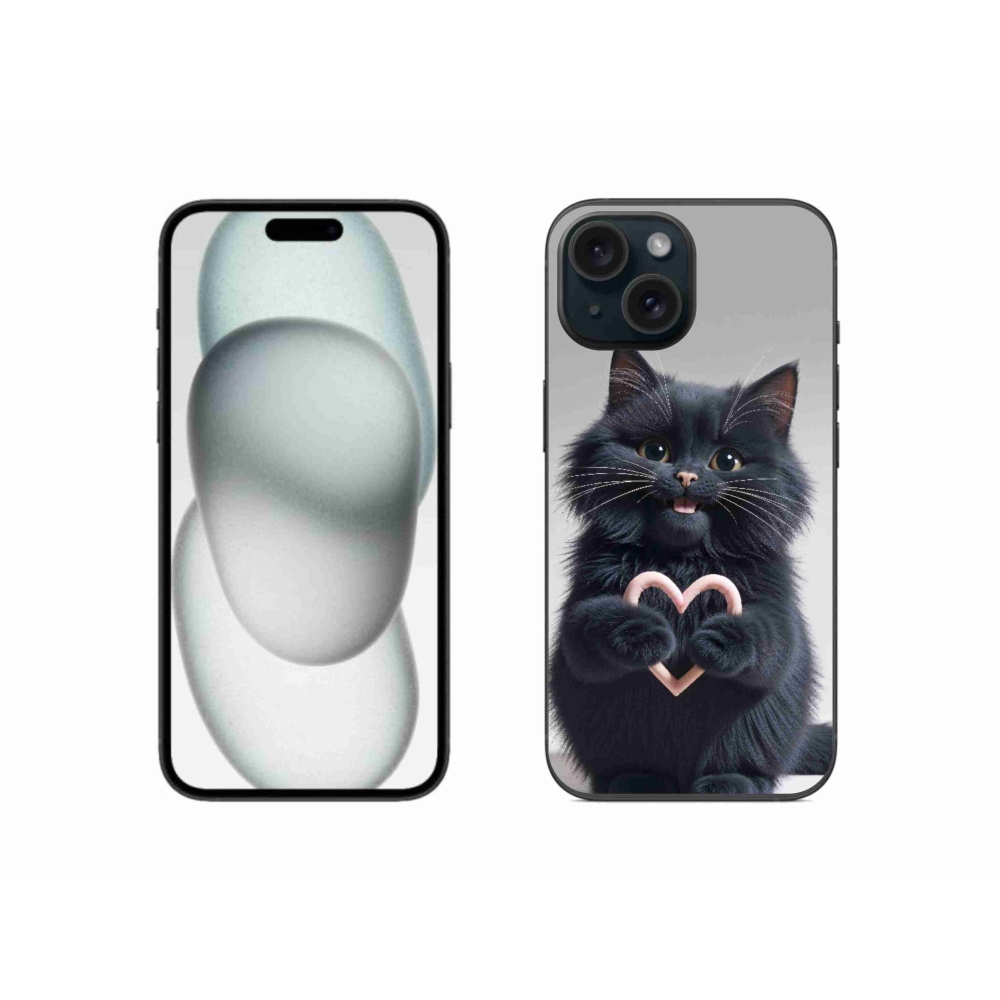 mmCase gél tok az iPhone 15-hez – Macska szerelem 3