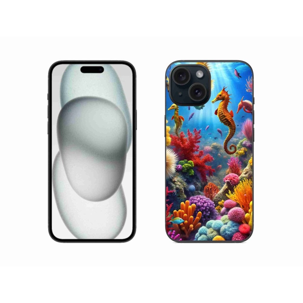 Zselés borítás mmCase iPhone 15 készülékhez - Sea World 3