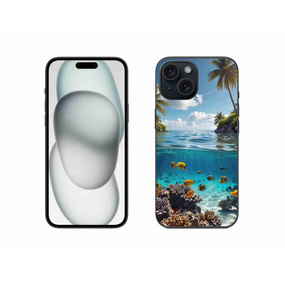 Zselés borítás mmCase iPhone 15 készülékhez - Sea World 4