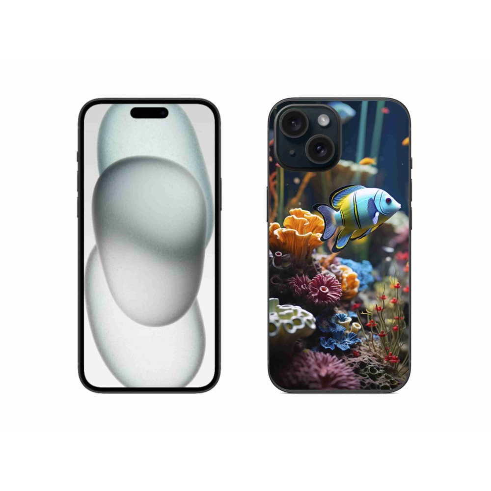 Zselés borítás mmCase iPhone 15 készülékhez - Sea World 5