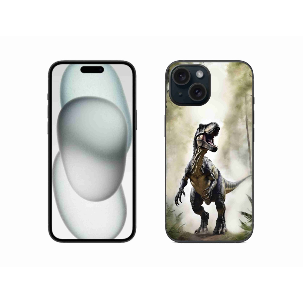 mmCase gél tok az iPhone 15-hez – dühös T-Rex