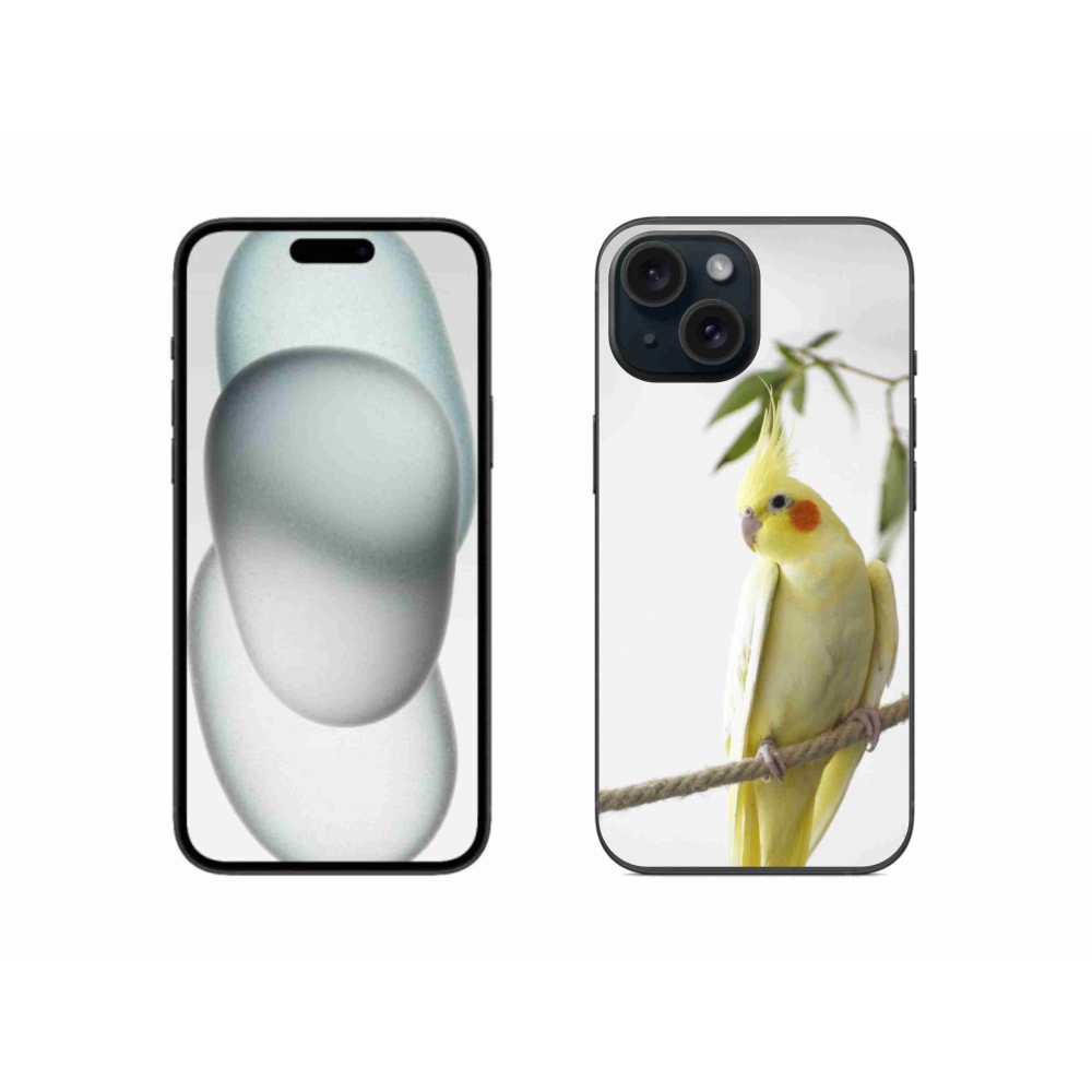 mmCase gél tok az iPhone 15-hez – tollas papagáj
