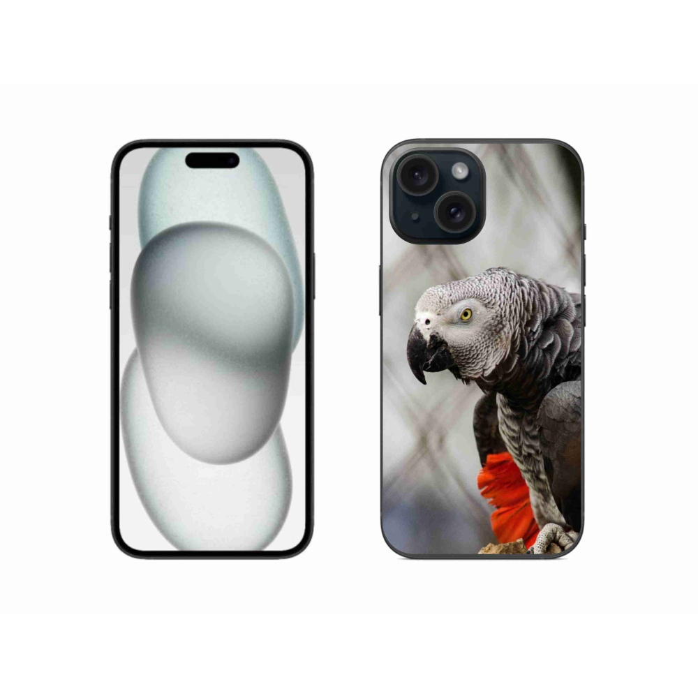 mmCase gél tok az iPhone 15-hez – jakó papagáj 3