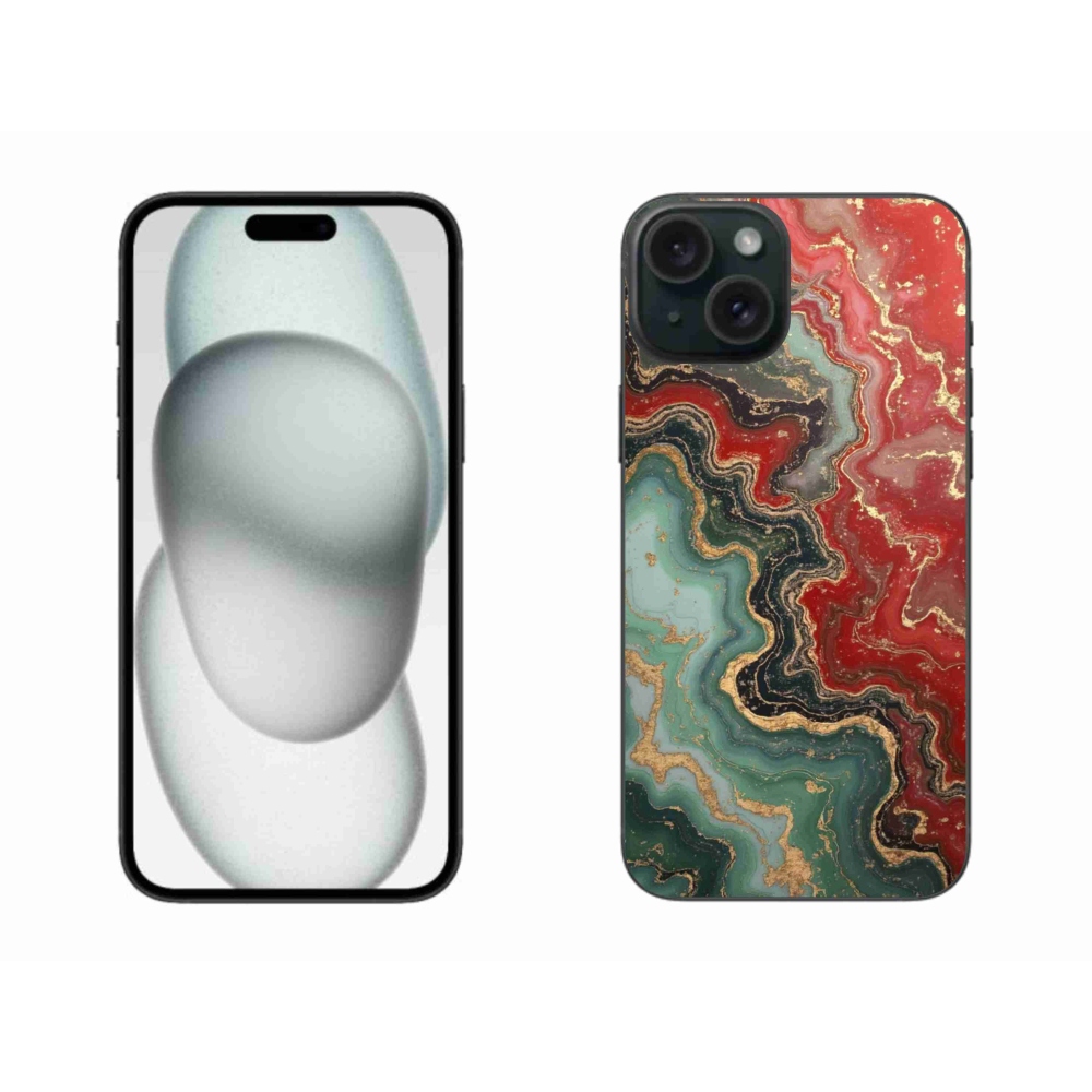 Gél borítás mmCase iPhone 15 Plus készülékhez - absztrakt motívum 55