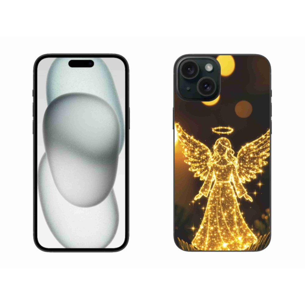 Zselés borítás mmCase iPhone 15 Plus készülékhez - angyalka
