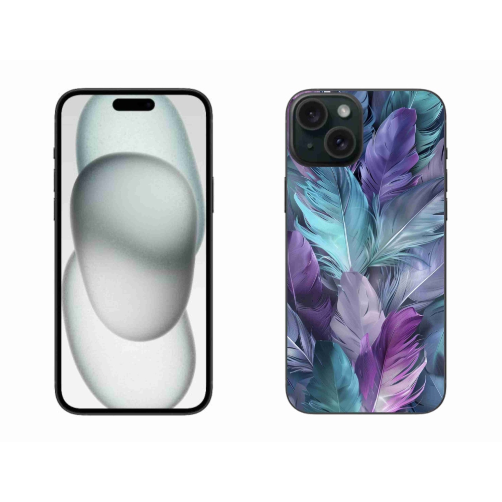 Zselés borítás mmCase iPhone 15 Plus készülékhez - színes toll 2